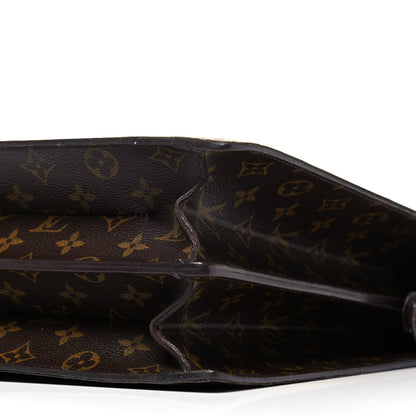 Louis Vuitton Monogram Serviette Fermoir NM Briefcase 5 of 12