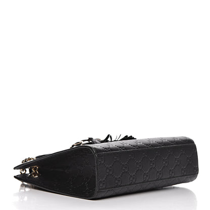 Gucci Guccissima Small Emily Shoulder Bag Black 4 of 12