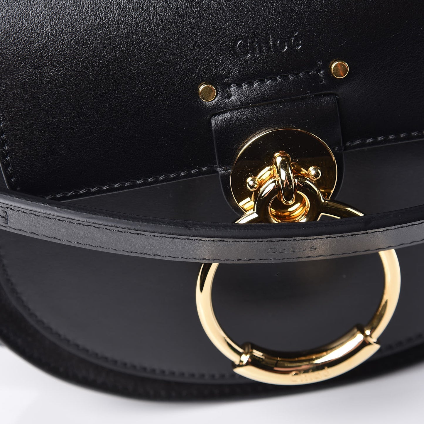 Calfskin Small Tess Bag Black