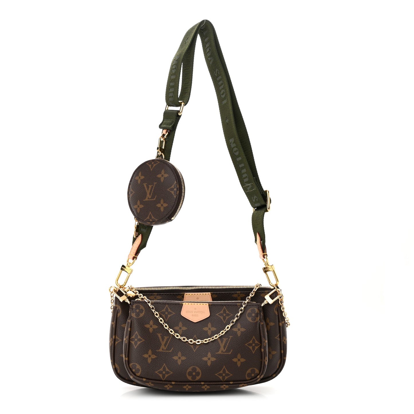 Monogram Multi Pochette Accessories Kaki