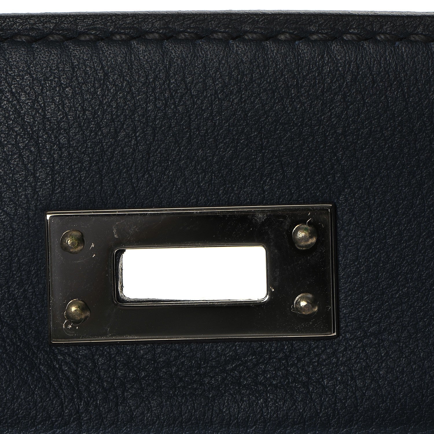 Hermes Swift Kelly Pochette Clutch Bleu de Prusse 5 of 19