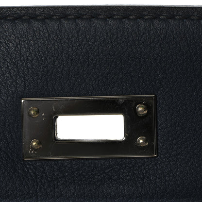 Hermes Swift Kelly Pochette Clutch Bleu de Prusse 5 of 19