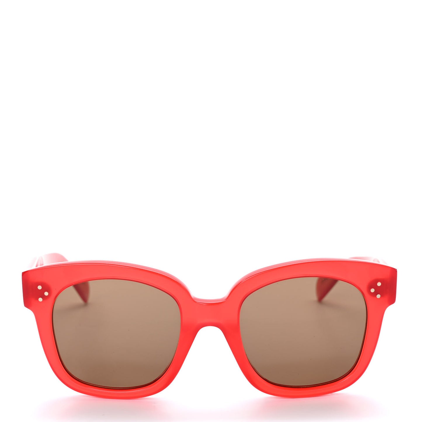 Polarized Square Sunglasses CL40002U Milky Red