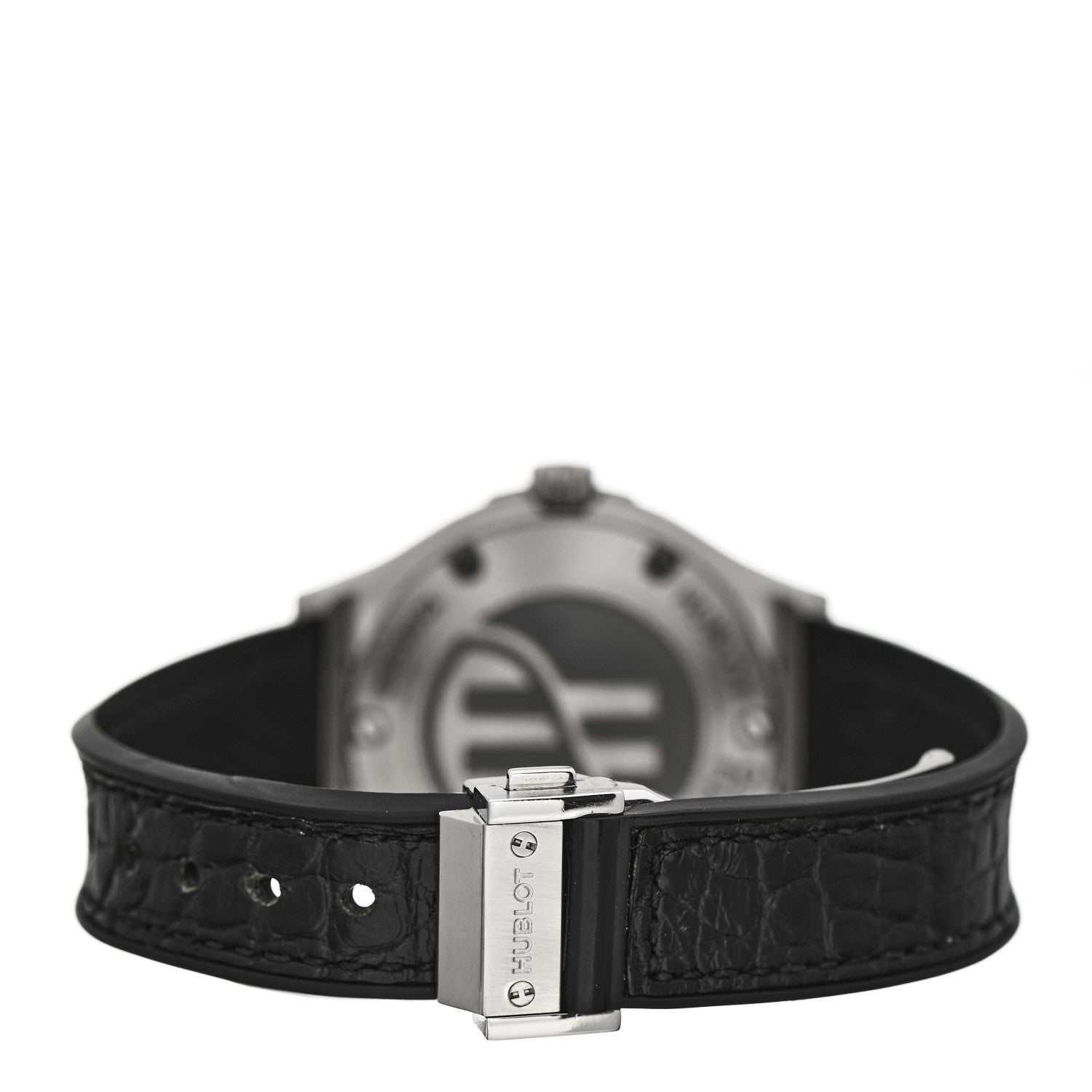 Hublot Titanium Alligator 33mm Classic Fusion Quartz Watch 581.NX.2611.RX 3 of 4