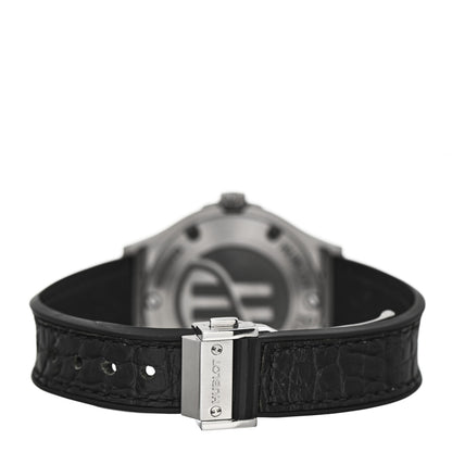 Hublot Titanium Alligator 33mm Classic Fusion Quartz Watch 581.NX.2611.RX 3 of 4