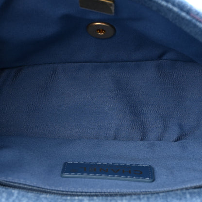 Chanel Denim Quilted Mini Denim Mood Rectangular Flap Blue Multicolor 5 of 11