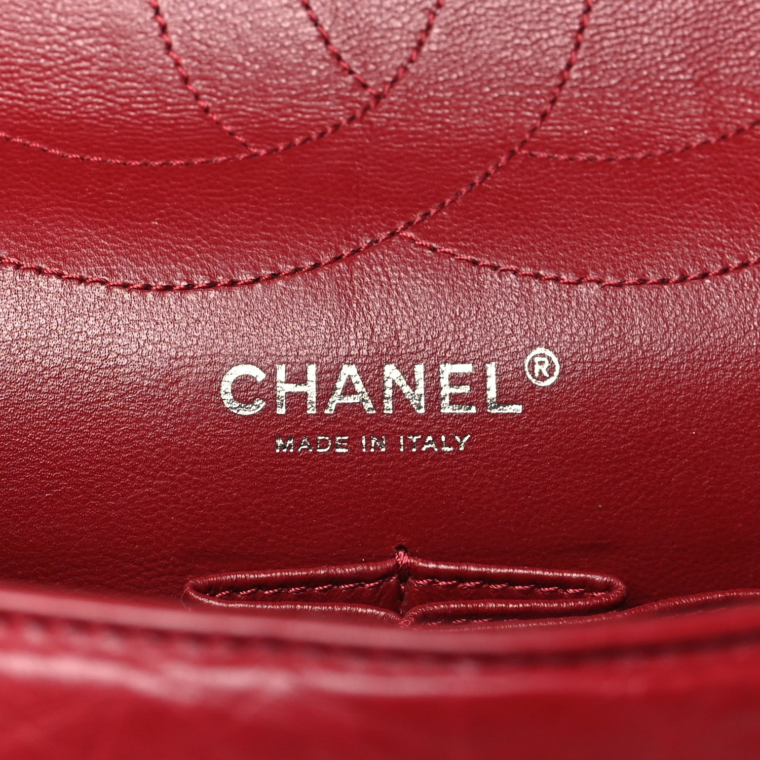 Chanel Aged Calfskin Quilted 2.55 Reissue 227 Flap Red 6 of 10
