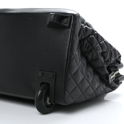 Chanel Nylon Quilted Coco Cocoon Trolley Black 8 of 10
