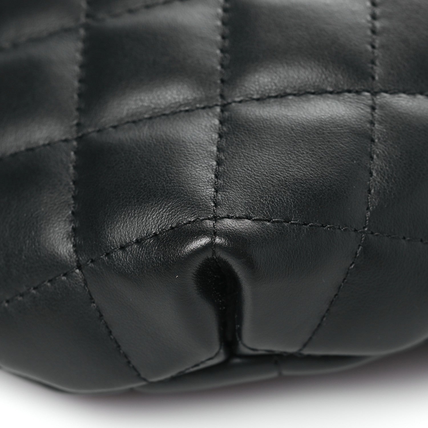 Chanel Calfskin Quilted Waist Belt Bag Black 10 of 10