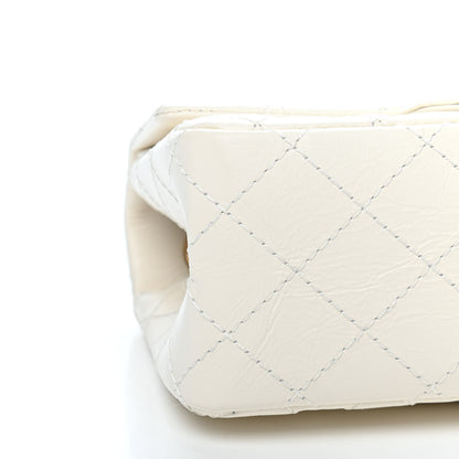 Chanel Aged Calfskin Quilted 2.55 Reissue Mini Flap White 8 of 9