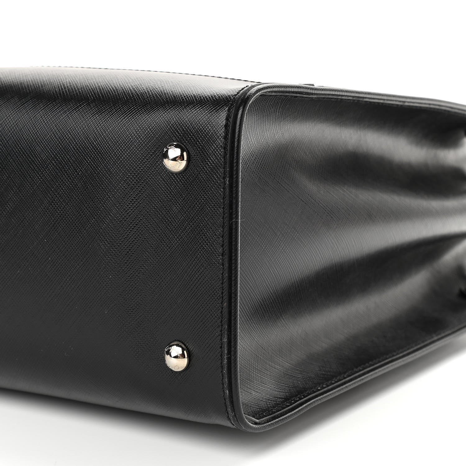 Salvatore Ferragamo Printed Calfskin Briana Tote Black 9 of 9