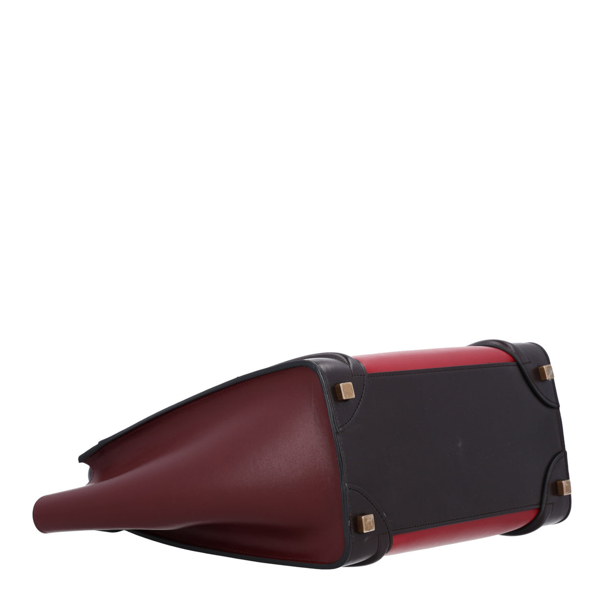 Smooth Calfskin Micro Tri-Color Luggage Micro Red