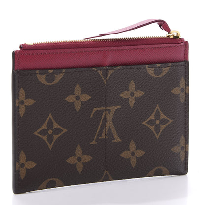 Louis Vuitton Monogram Zipped Card Holder Fuchsia 3 of 6