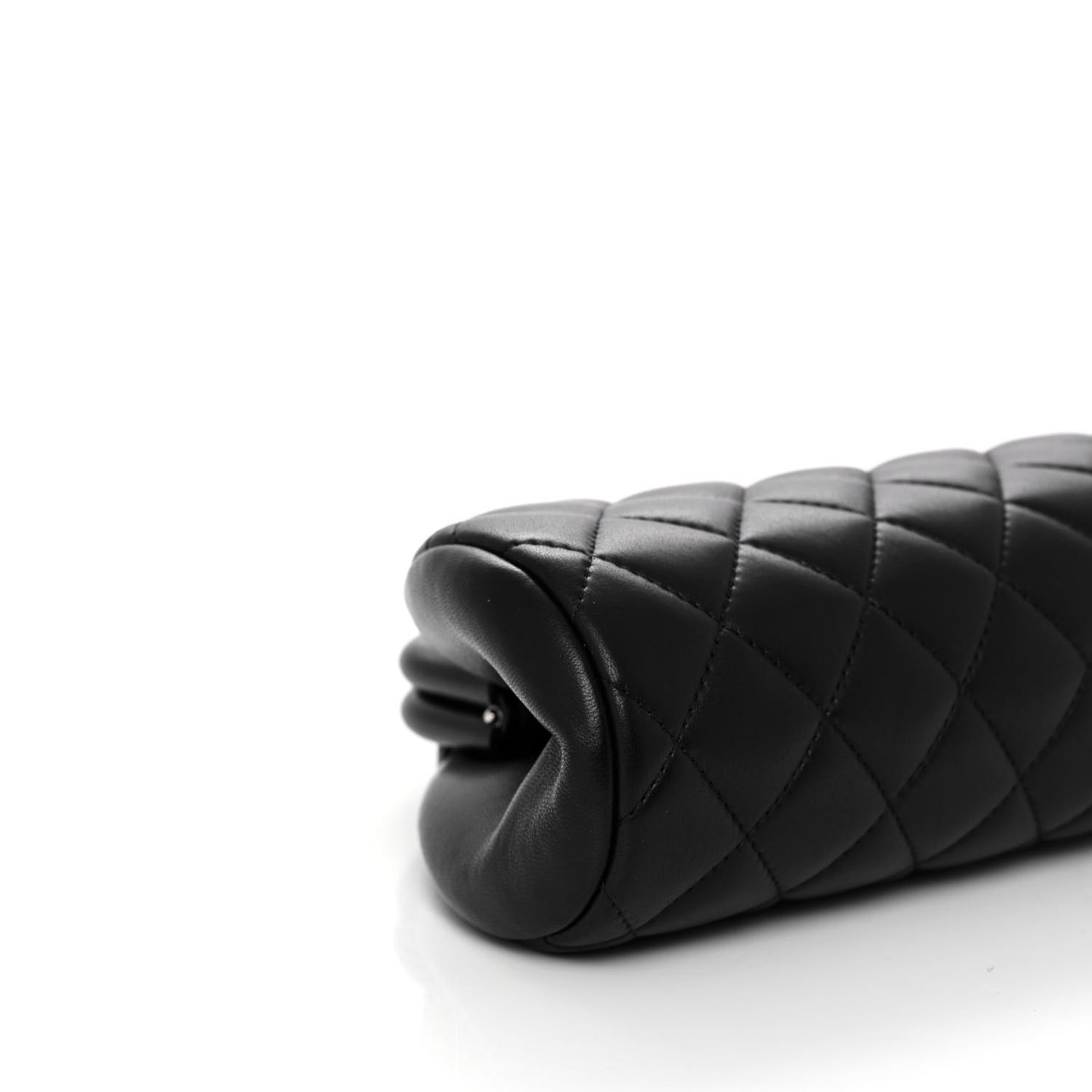 Lambskin Quilted Timeless Clutch Black
