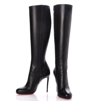 Christian Louboutin King Calf Fifi Botta 100 Boots 37 Black 4 of 12