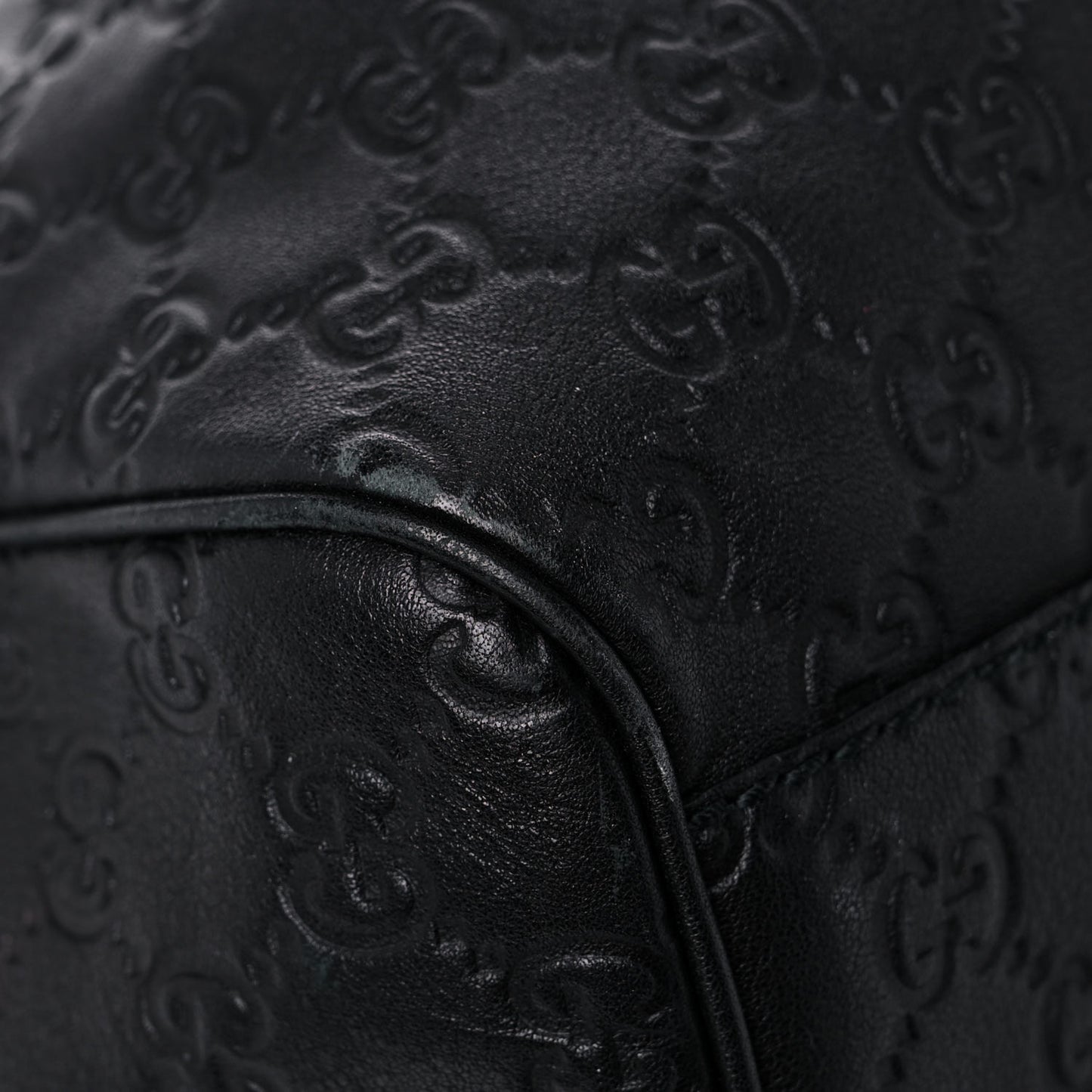 Guccissima Medium Sukey Tote Black