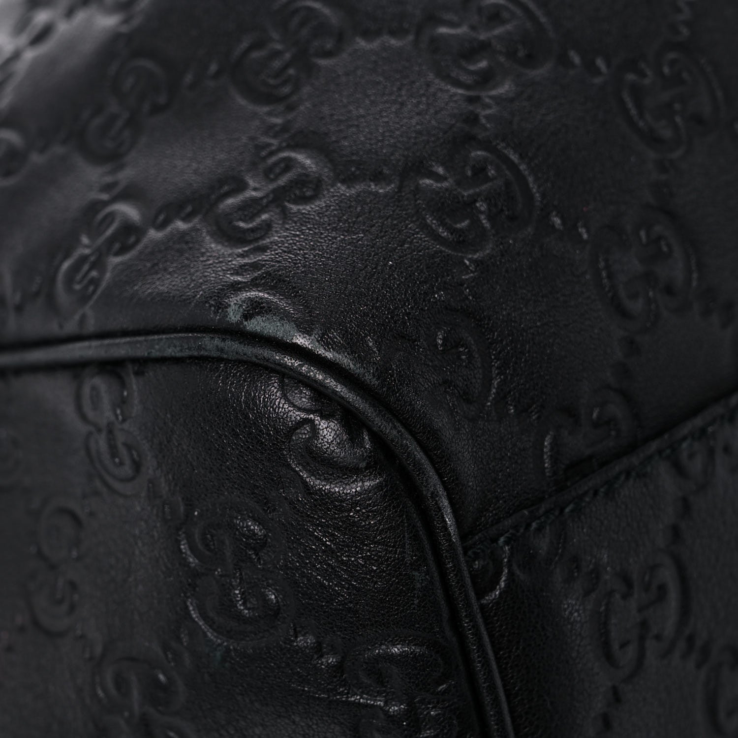 Gucci Guccissima Medium Sukey Tote Black 11 of 22