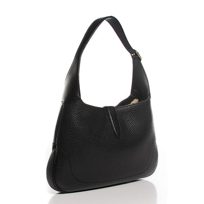 Gucci Calfskin Small Jackie O Hobo Black 3 of 7