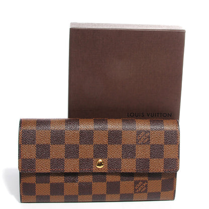 Louis Vuitton Damier Ebene Sarah Wallet 5 of 8