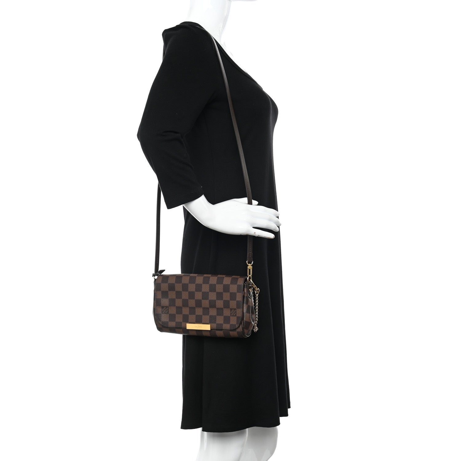 Louis Vuitton Damier Ebene Favorite PM 2 of 11