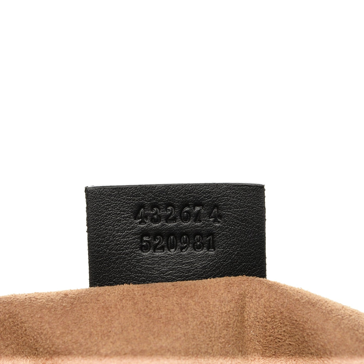GG Supreme Monogram Calfskin Medium Padlock Top Handle Bag Beige Black Cuir