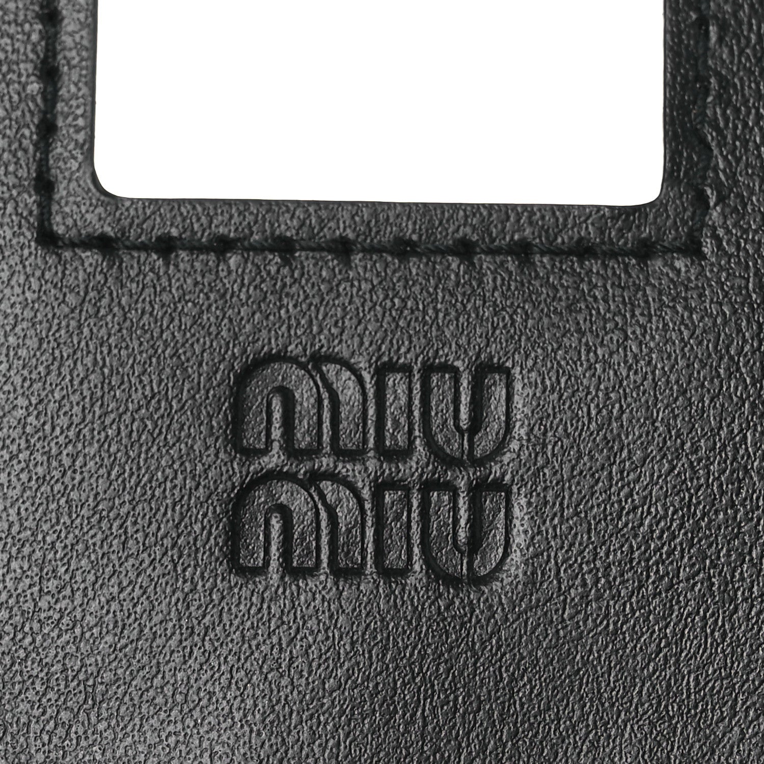 Miu Miu Calfskin Hoodie Trick Bag Charm Grigio 1880249 – FASHIONPHILE