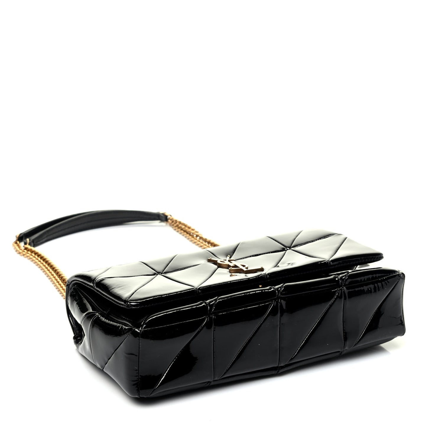 Patent Patchwork Monogram Medium Jamie Black