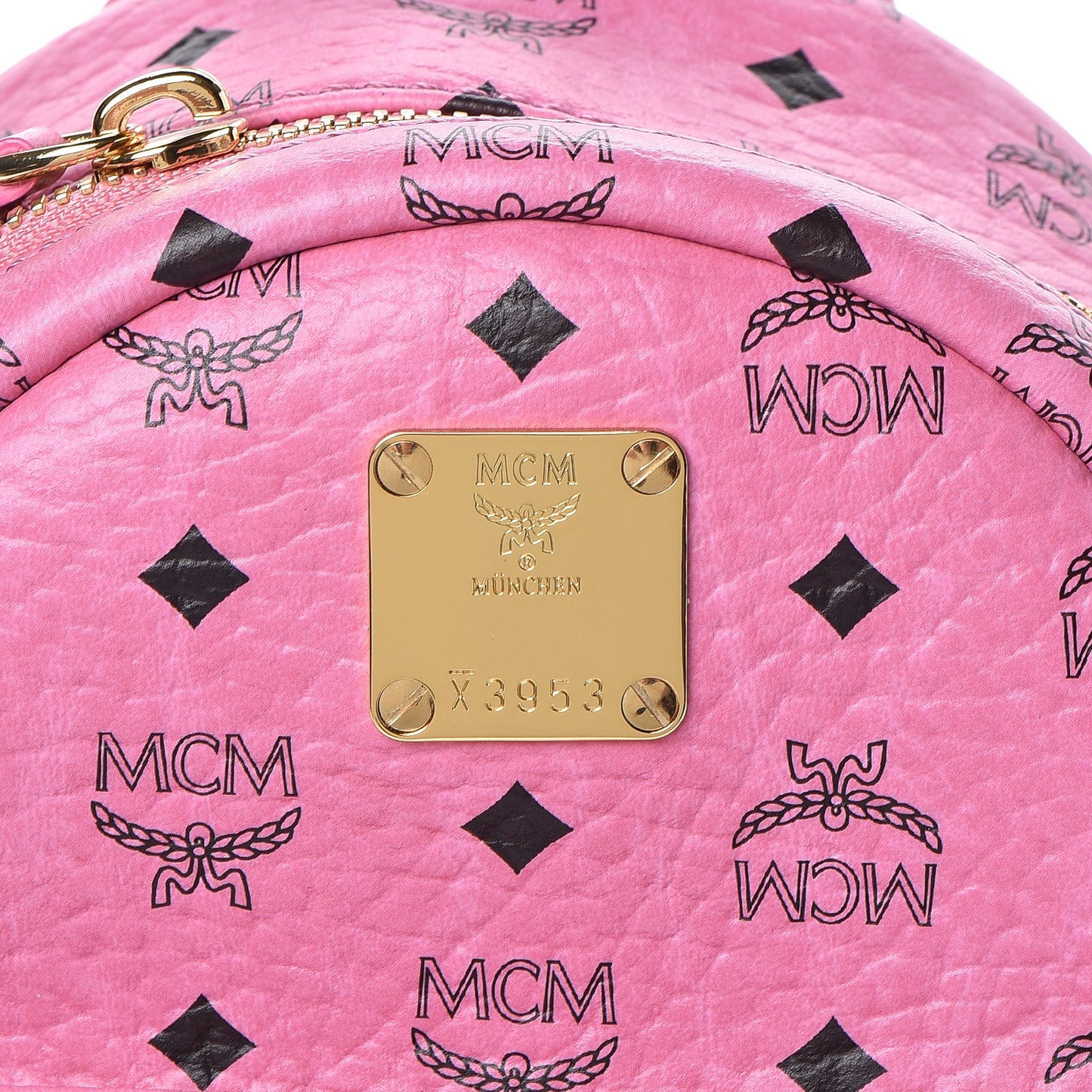 Visetos Side Stud X-Mini Stark Backpack Pink