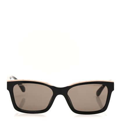 Chanel Acetate Square Sunglasses 5417-A Black 2 of 8