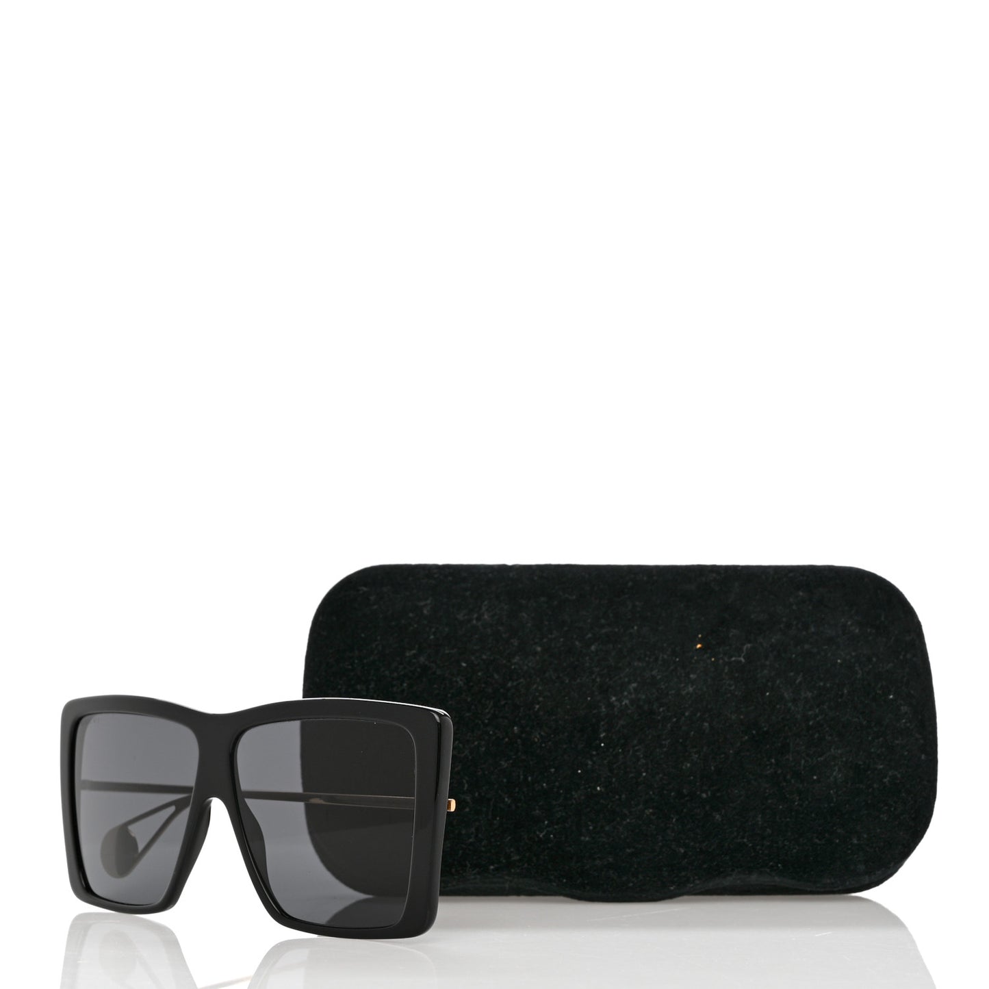 Acetate Oversize Square Frame GG0434S Sunglasses Black