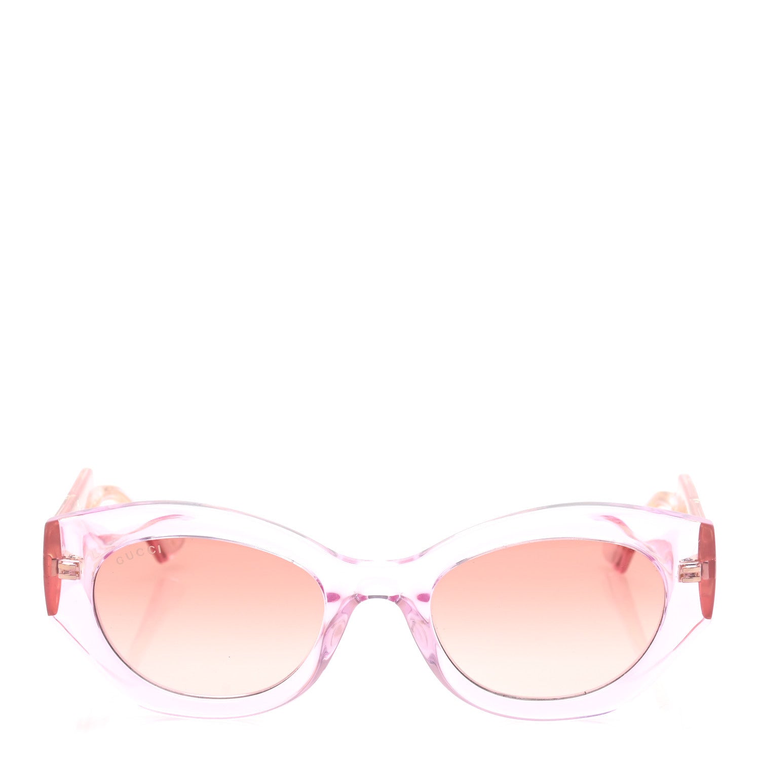 Gucci Acetate Injection Oval Sunglasses GG1553S Pink 2 of 7