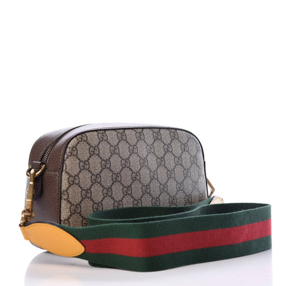 Gucci GG Supreme Monogram Web Neo Vintage Shoulder Bag Beige New Acero Crop 3 of 10
