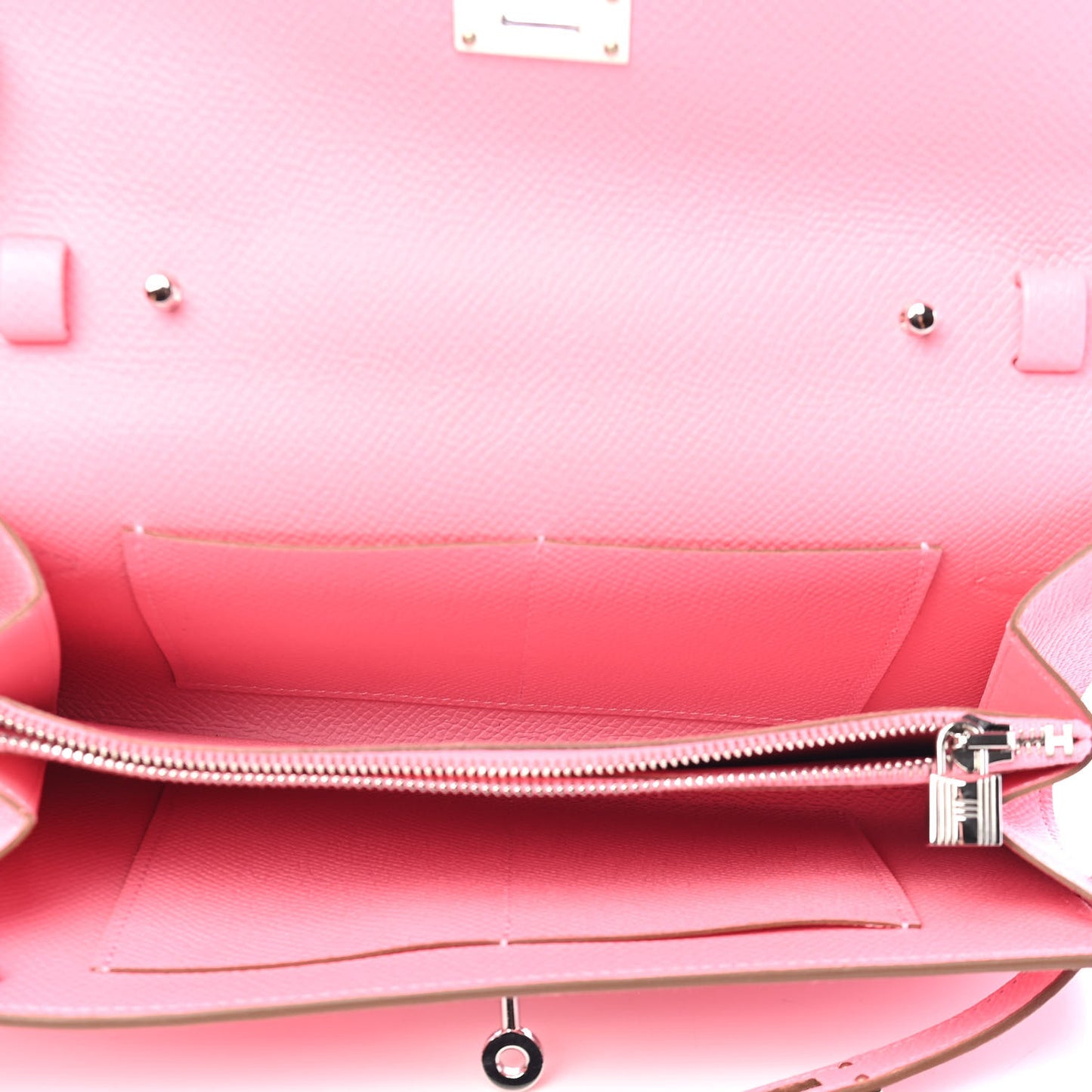 Epsom Kelly Wallet To Go Rose Confetti