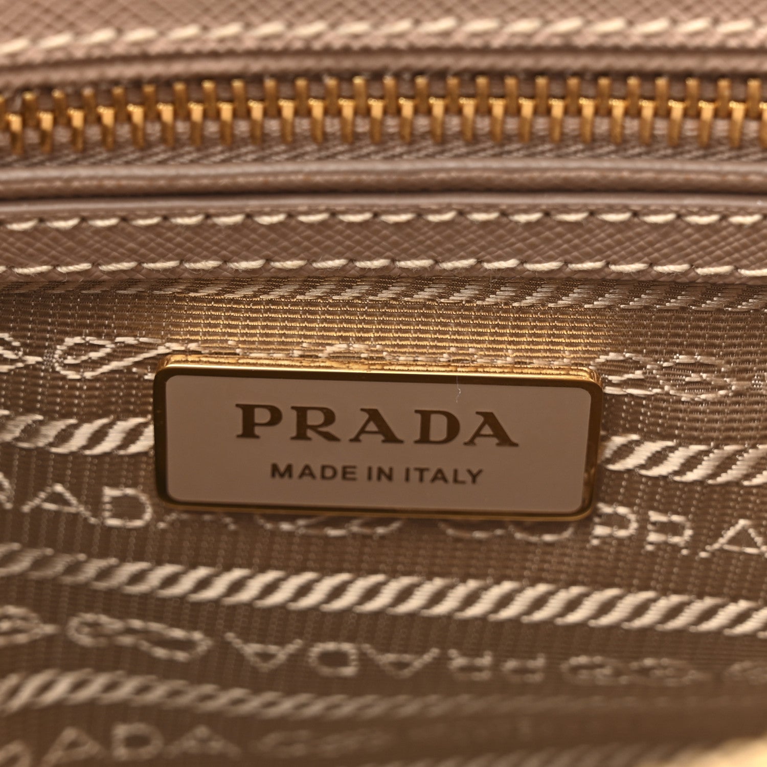 Prada Saffiano Mini Galleria Double Zip Tote Cammeo 6 of 9