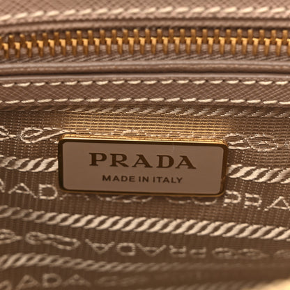 Prada Saffiano Mini Galleria Double Zip Tote Cammeo 6 of 9