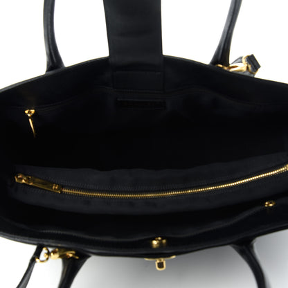 Chanel Calfskin Cerf Executive Shopper Tote Black 5 of 11