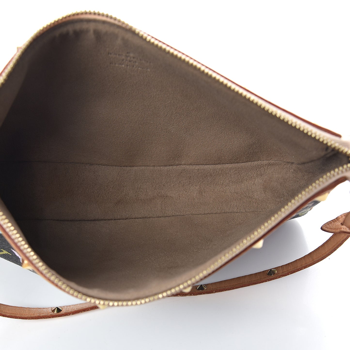 Monogram Multicolor Pochette Accessories Black