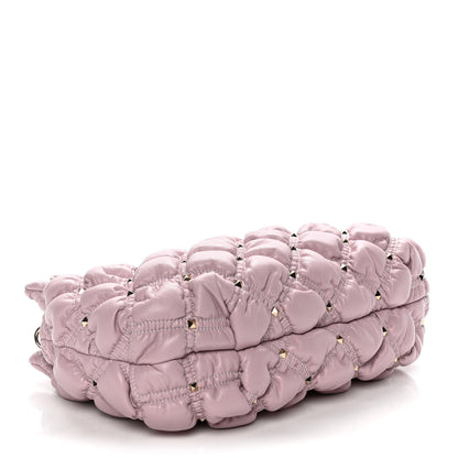 Valentino Garavani Nappa Spikeme Clutch Rose Quartz 4 of 10