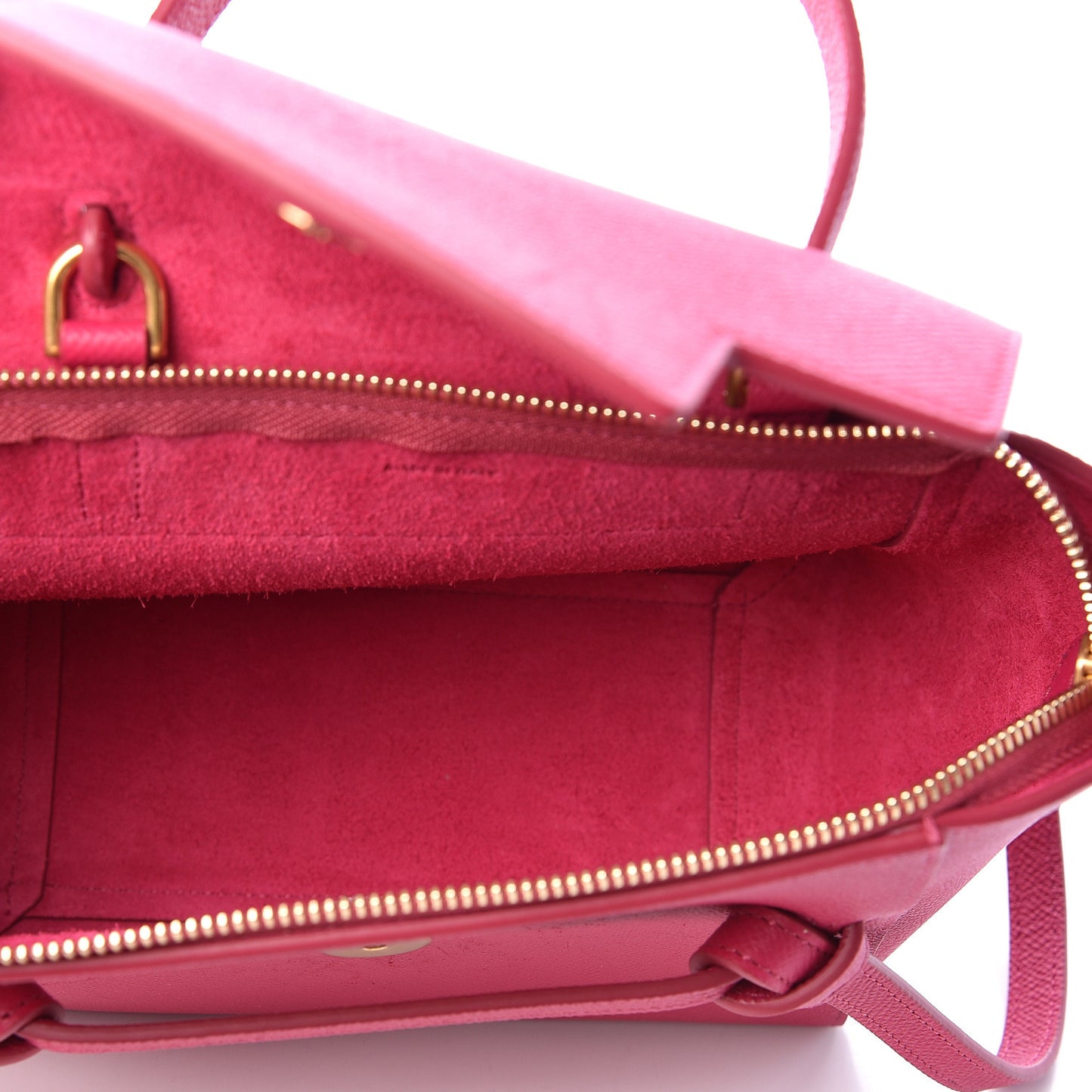 Grained Calfskin Nano Belt Bag Pink