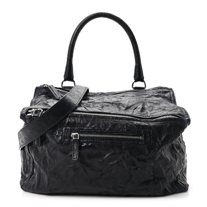 Givenchy Tumbled Sheepskin Medium Pandora Dark Blue 1 of 10