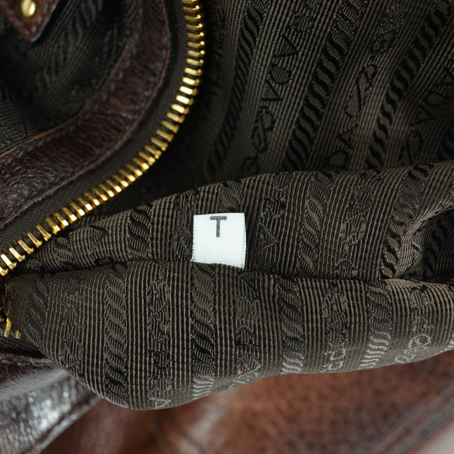 Prada Cervo Antik Hobo Cacao Sfumato 7 of 9