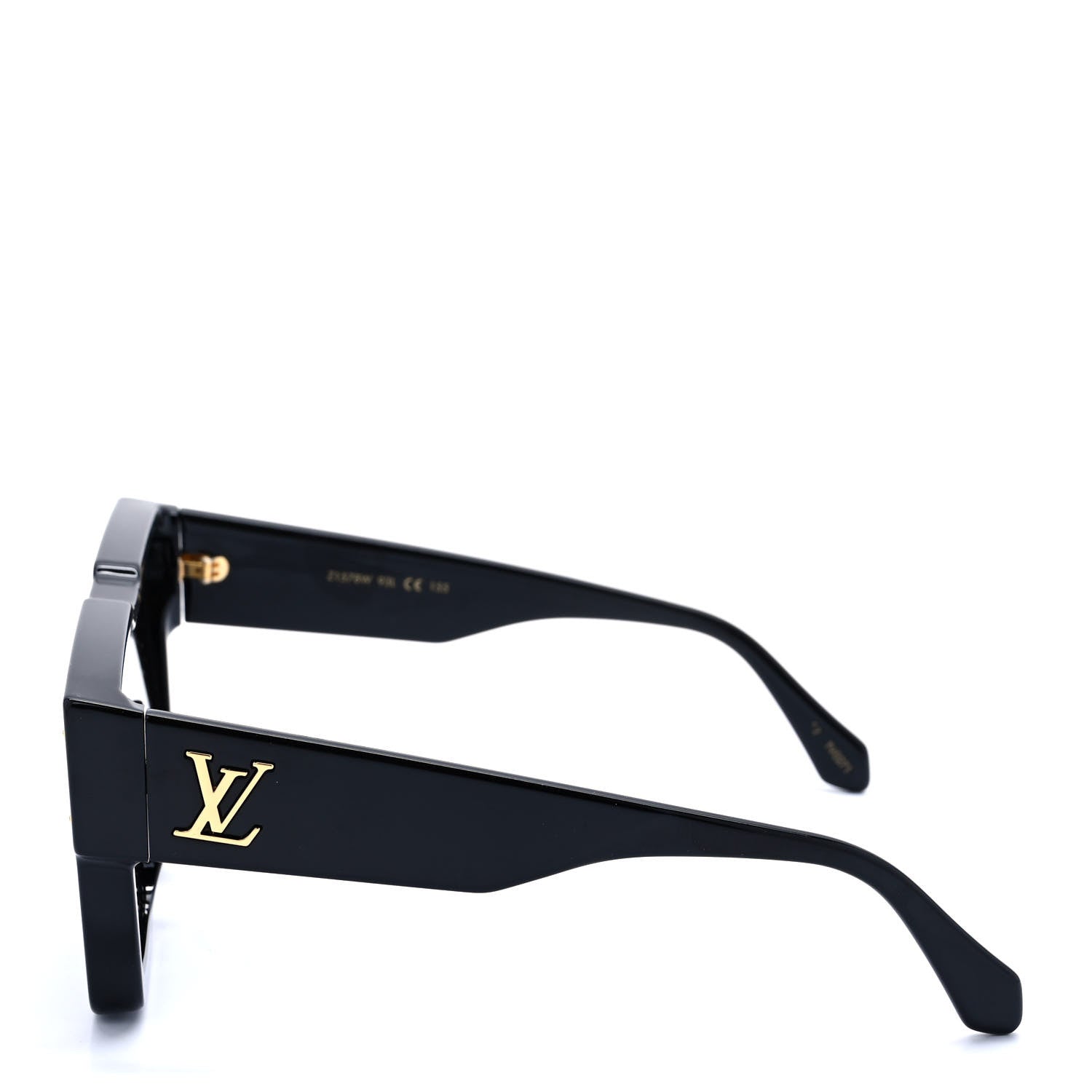 Louis Vuitton Acetate Swarovski Crystal Cyclone Sunglasses Z1578W Black 3 of 8