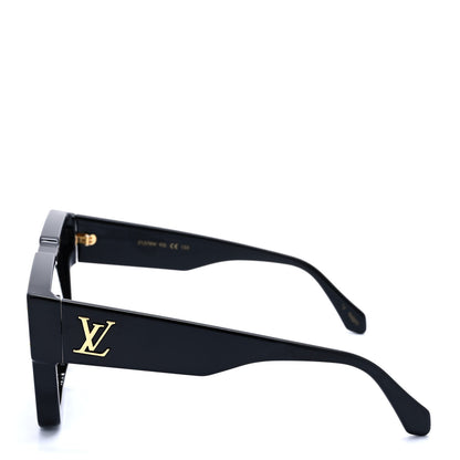 Louis Vuitton Acetate Swarovski Crystal Cyclone Sunglasses Z1578W Black 3 of 8