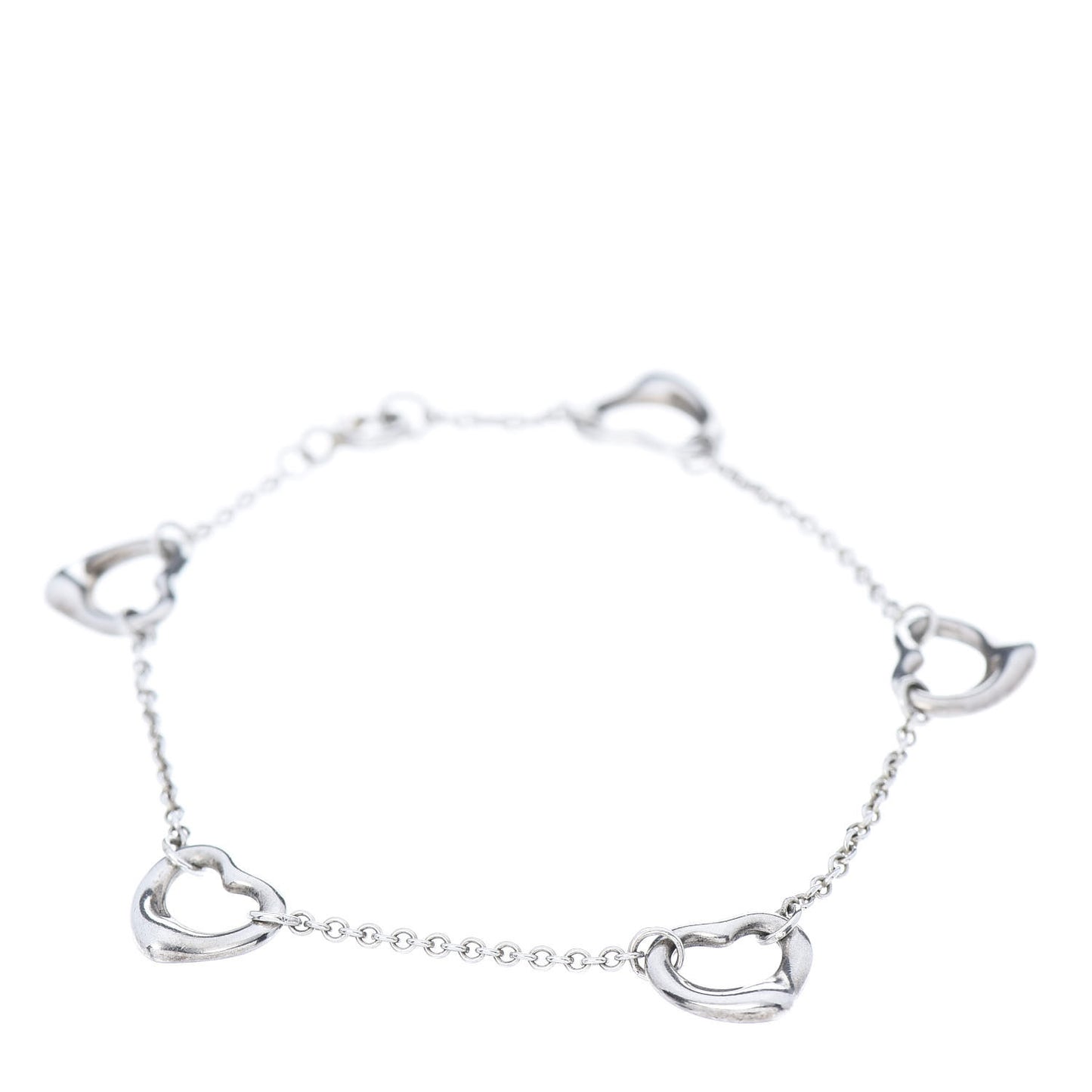 Sterling Silver Elsa Peretti Open Heart Bracelet