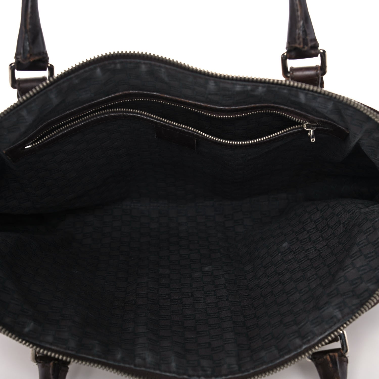 Gucci Canvas Web GG Reins Shoulder Bag Brown 4 of 15