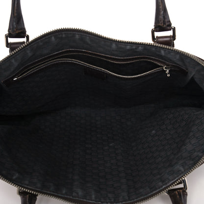 Gucci Canvas Web GG Reins Shoulder Bag Brown 4 of 15