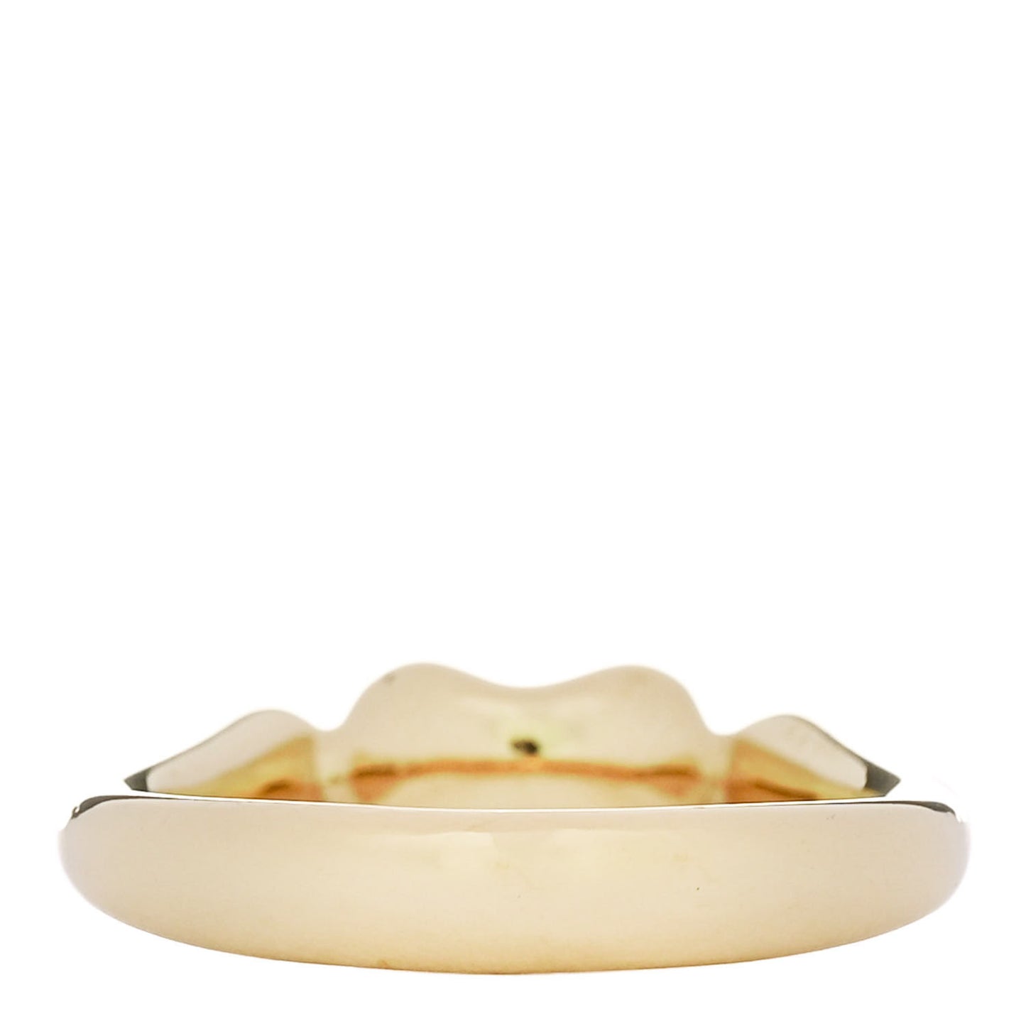 18K Yellow Gold Mini Elsa Peretti Bean Ring 51 5.75