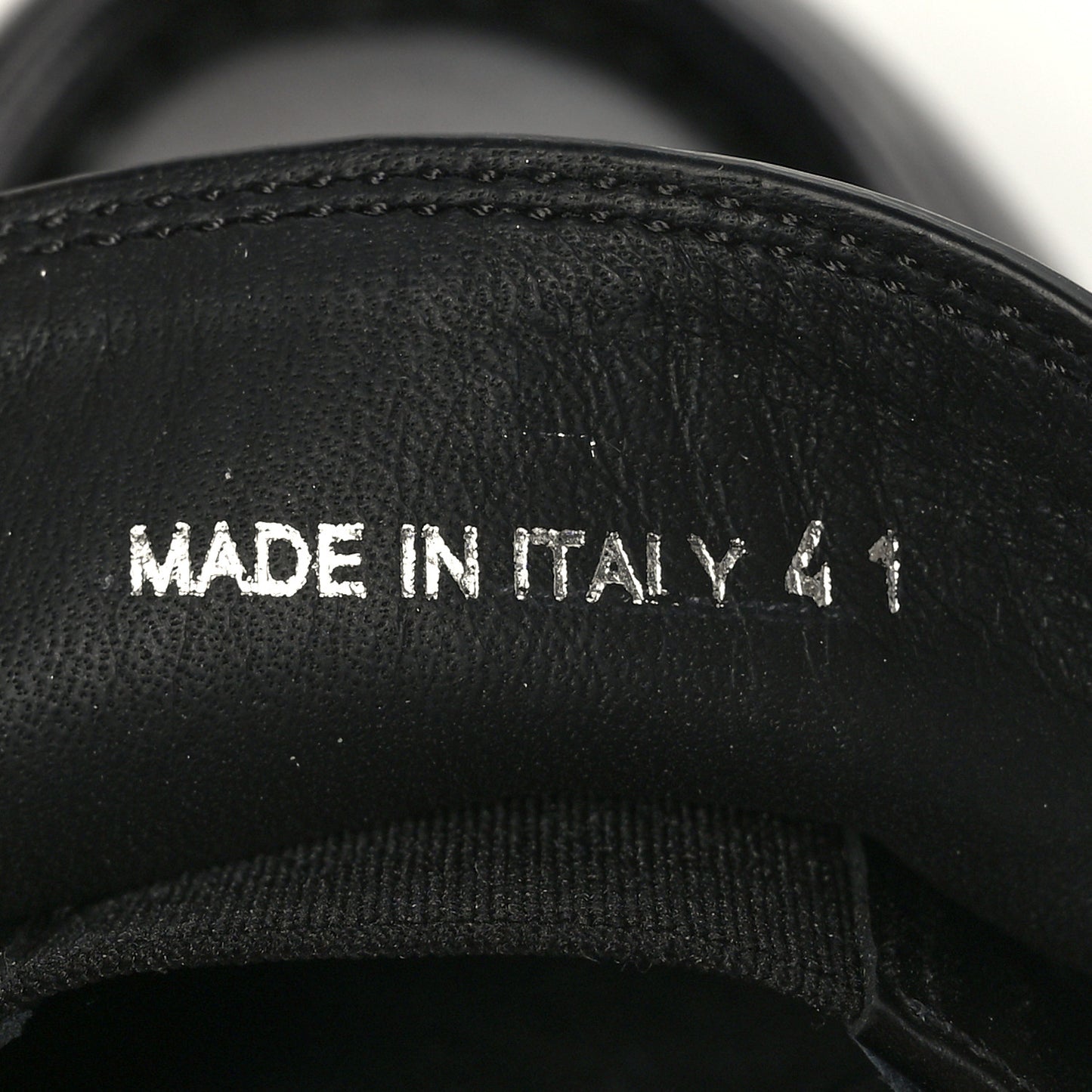 Spazzolato Metal Triangle Logo 50mm Loafers 41 Black