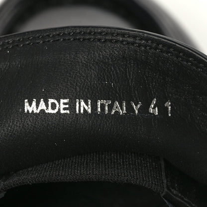 Prada Spazzolato Metal Triangle Logo 50mm Loafers 41 Black 7 of 8
