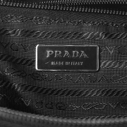 Prada Nylon Vela Messenger Bag Black 6 of 11